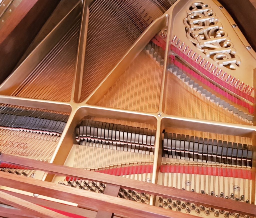 Intérieur d'un piano © Maya Bongrand